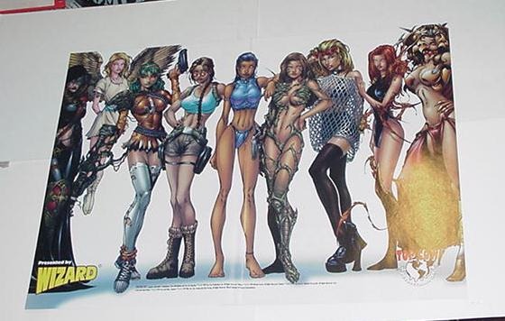 Aspen Angelus Tomb Raider Poster Witchblade Michael Turner Finch Benitez
