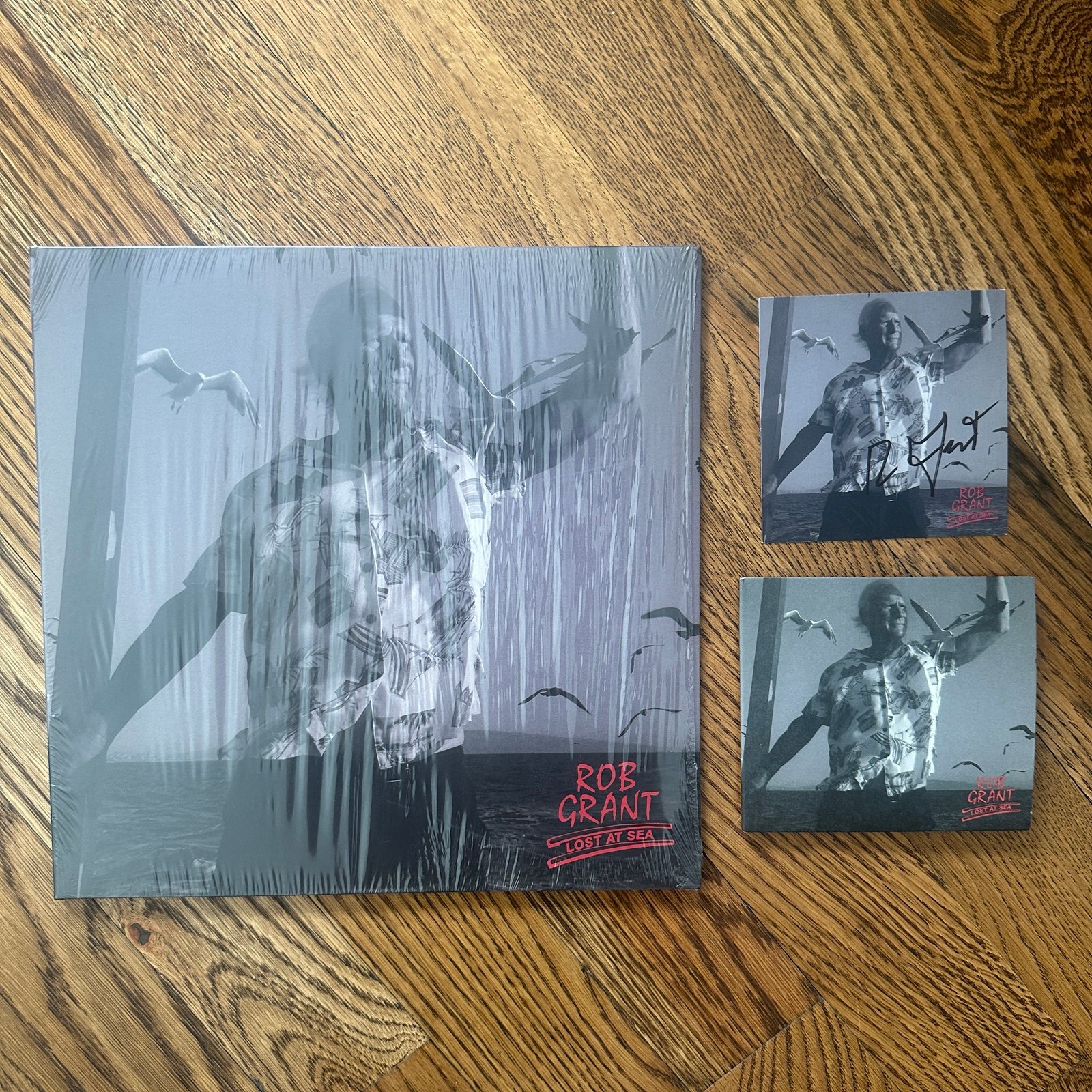 Rob Grant - Lost At Sea (2023) - Vinyl, CD, and Signed Art Card
