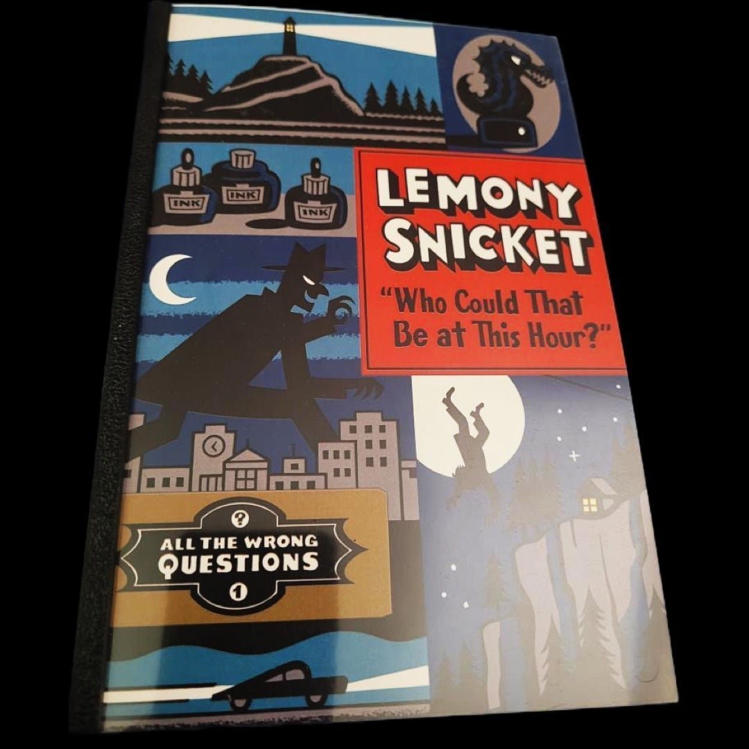 RARE ARC Advanced Reader Copy Lemony Snicket All The Wrong Questions Galley