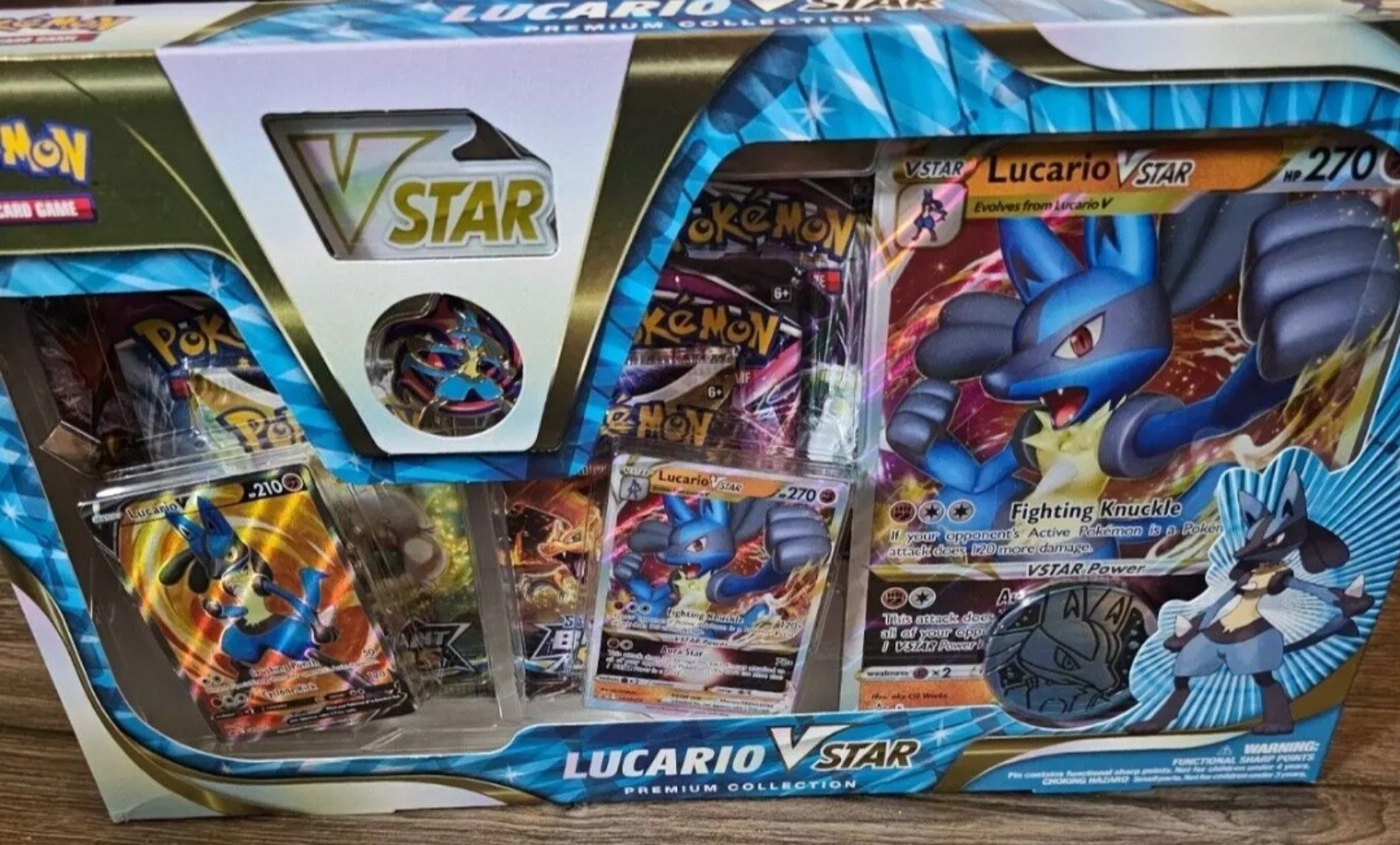 Pokémon TCG: Lucario VSTAR Premium Collection Factory Sealed Box