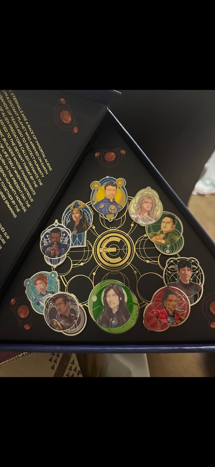 Marvel Eternals pin set