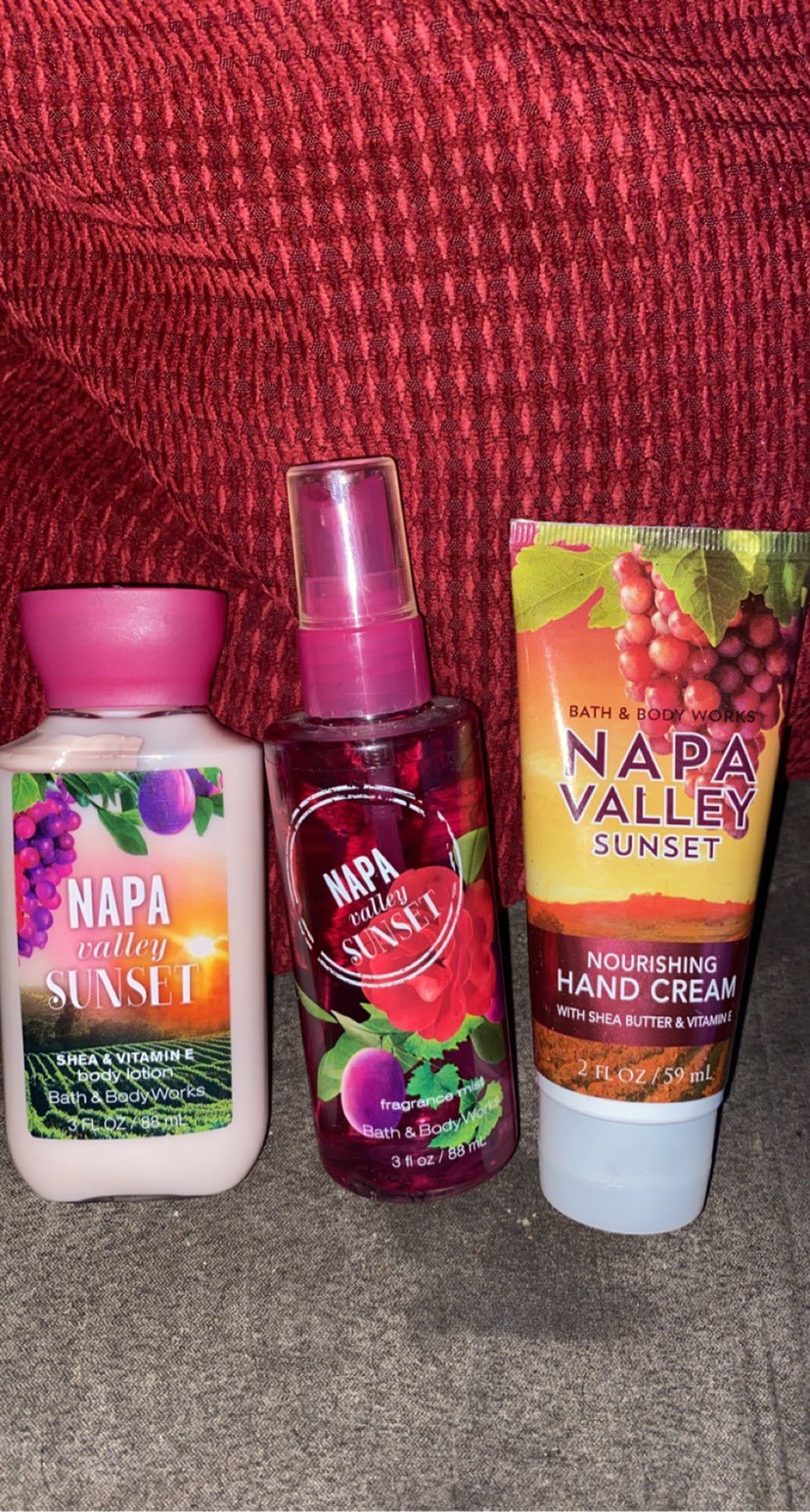 Napa valley sunset Bath and Body Works
