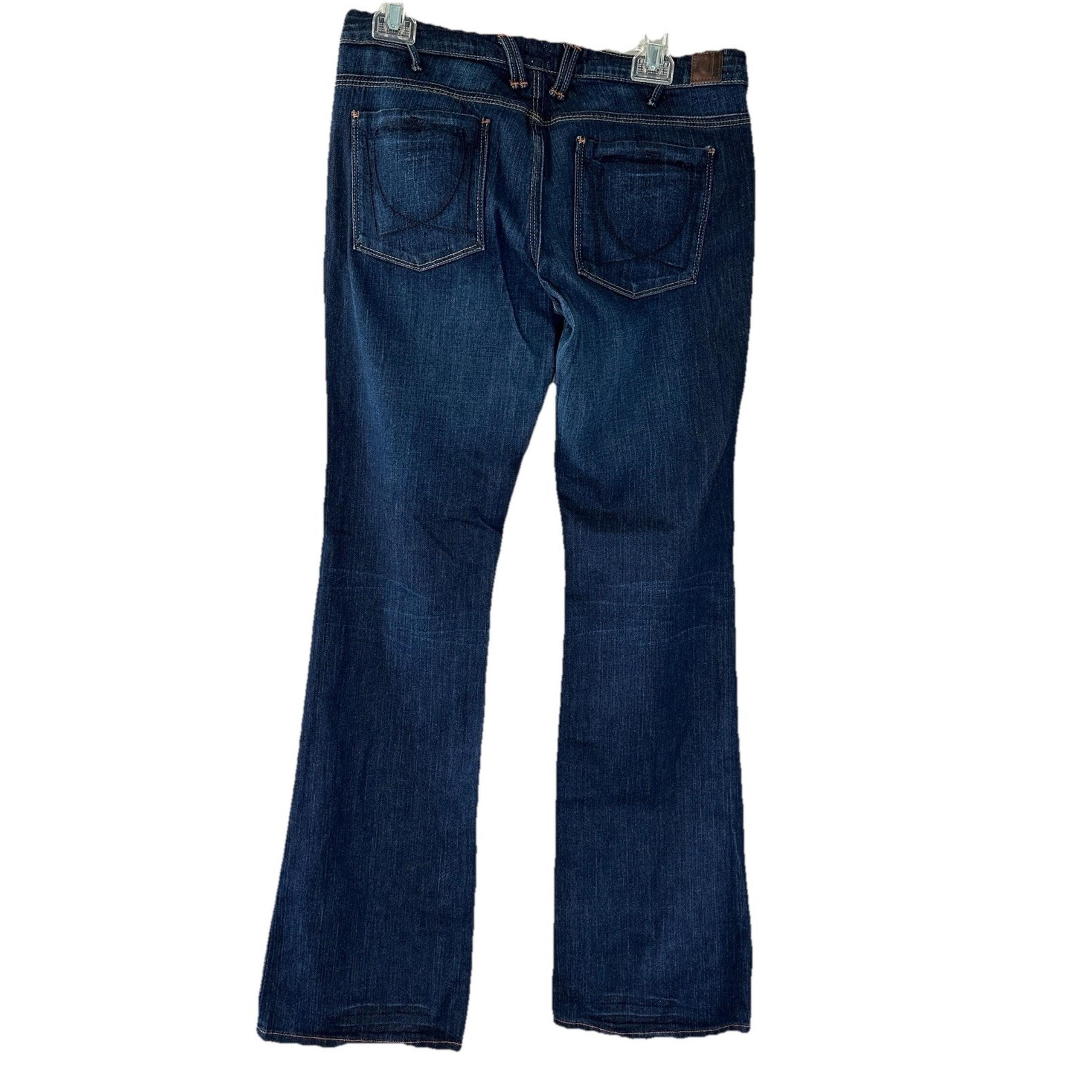 VTG U by Yanuk Flared Bootcut Blue Jeans 28 Dark Wash 90s