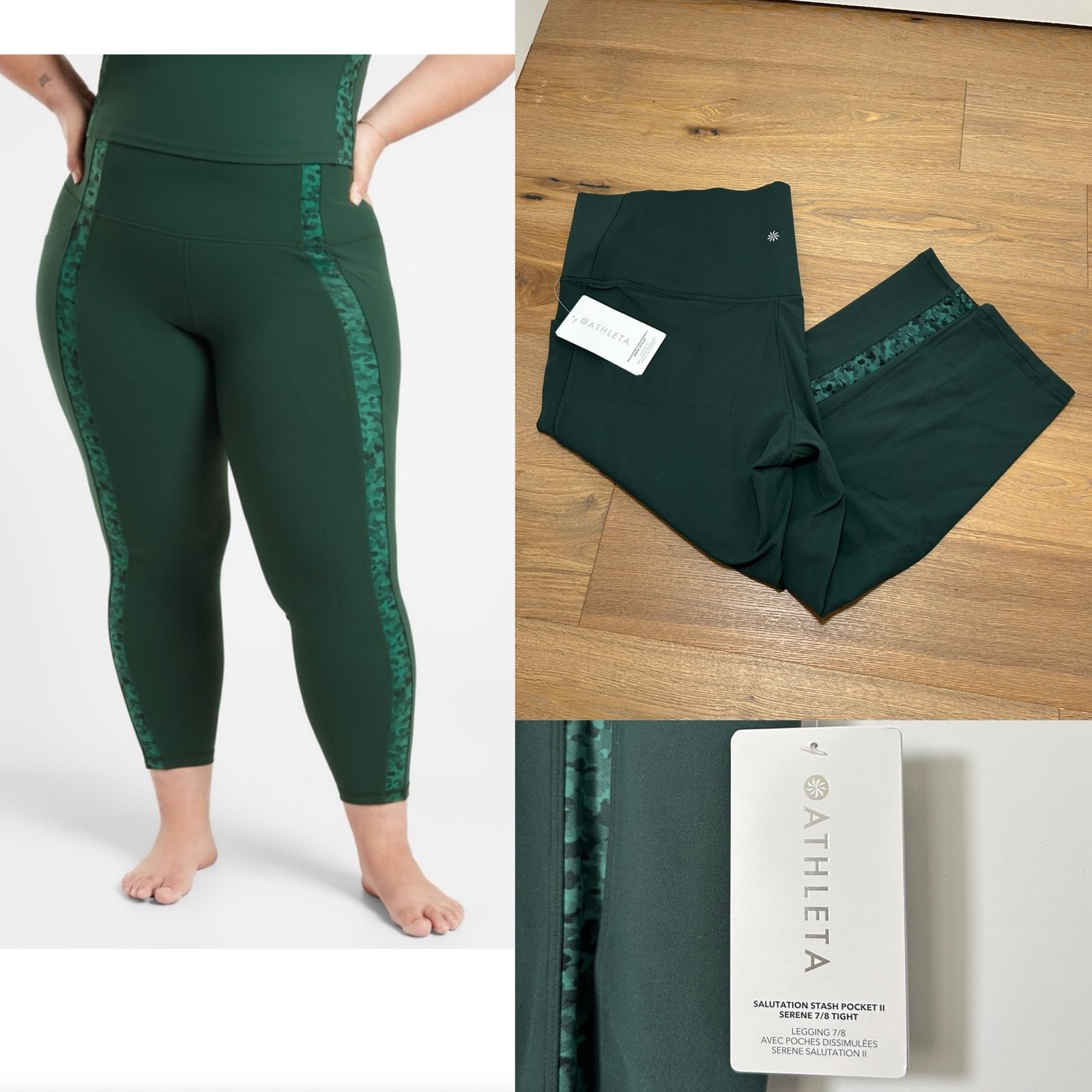 3X Athleta ankle leggings plus size women’s