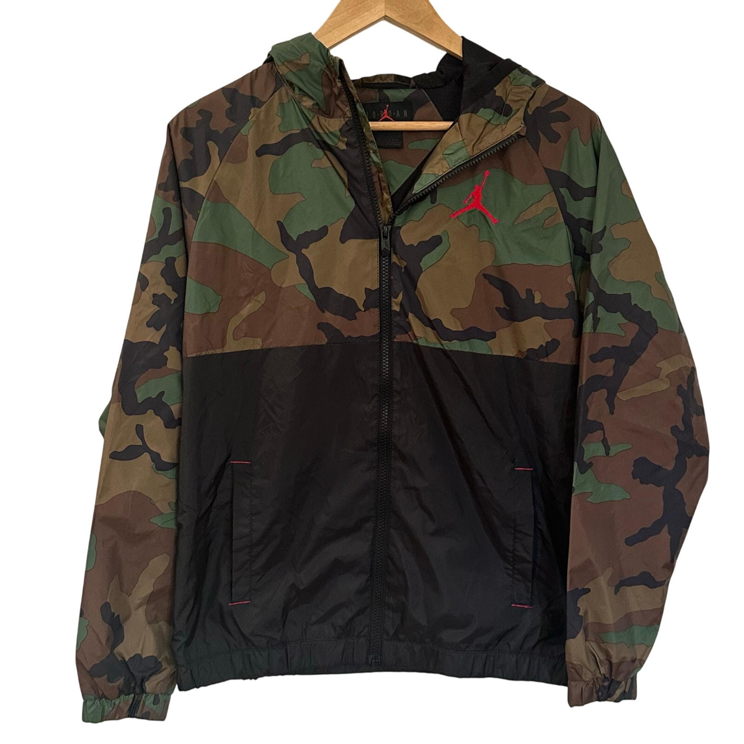 Nike Air Jordan Jumpman Boys Camo Lightweight Jacket sz XL (13-15)