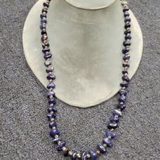 Vintage sterling silver sodalite necklace