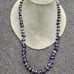 Vintage sterling silver sodalite necklace