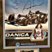 DANICA PATRICK AUTOGRAPH SIGNED 8 x 10 PHOTO 1st INDY WIN SHADOWBOX w CAR MODEL