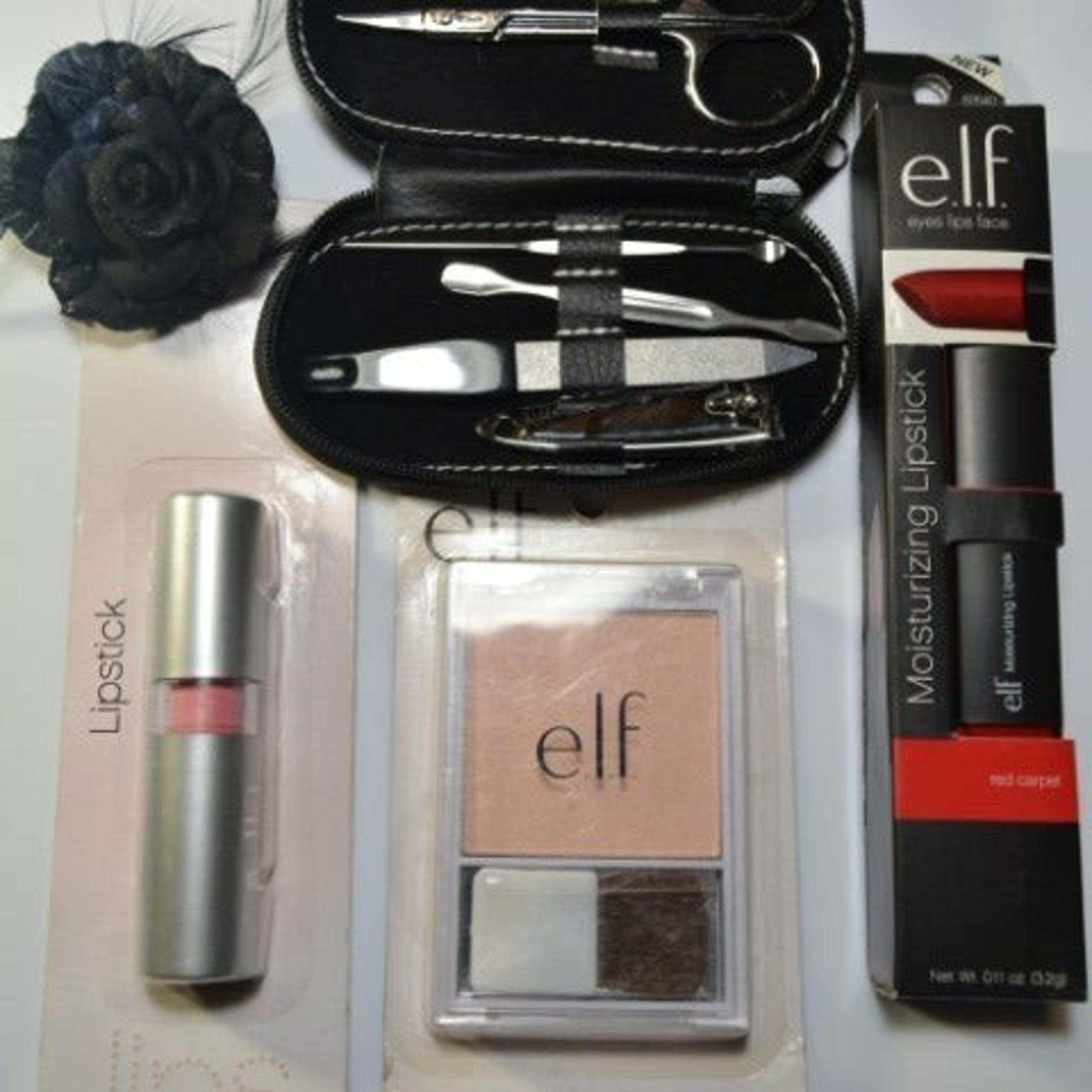 e.l.f.-Bundle.Manicure Set, Blush & Lips
