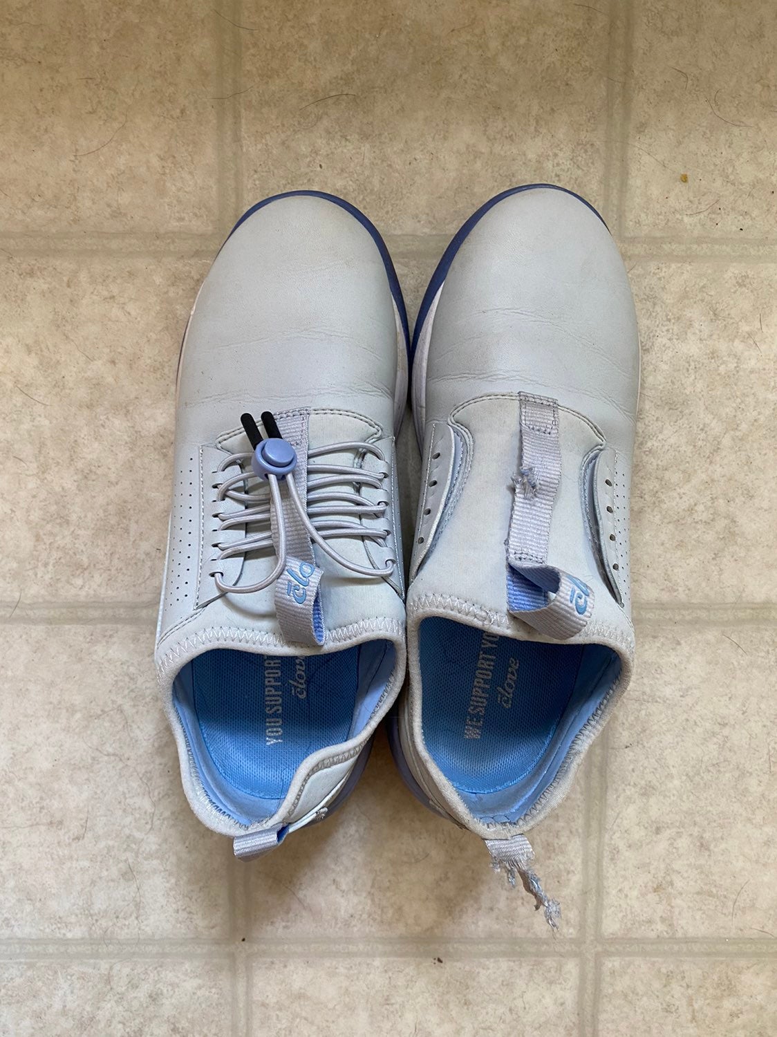 Cloves Nursing Shoes Gray Size 8 DAMAGED
