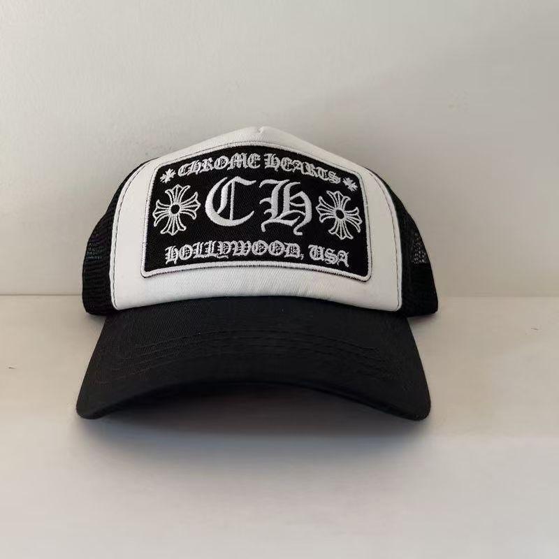 Chrome Hearts Lips Mesh Cap - Black Hats, Accessories