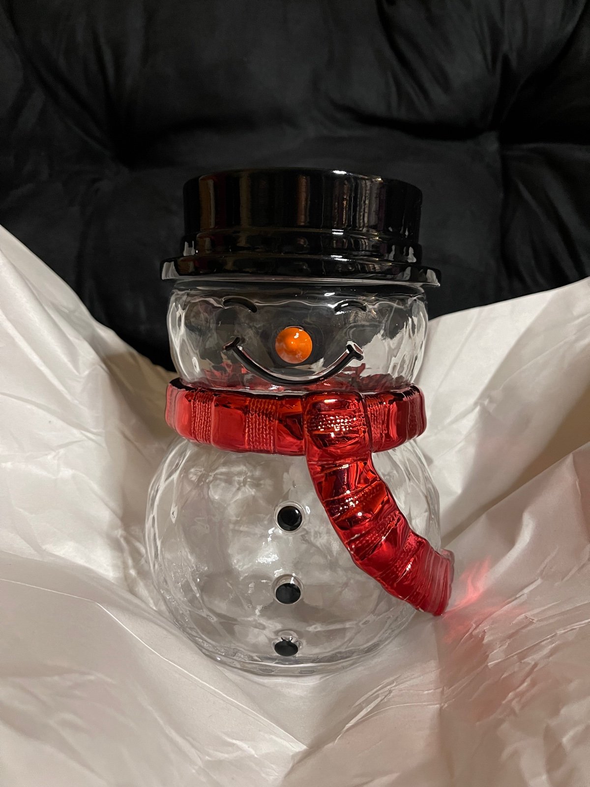 (2) Bath And Body Works Snowman Single Wick Candle Holders