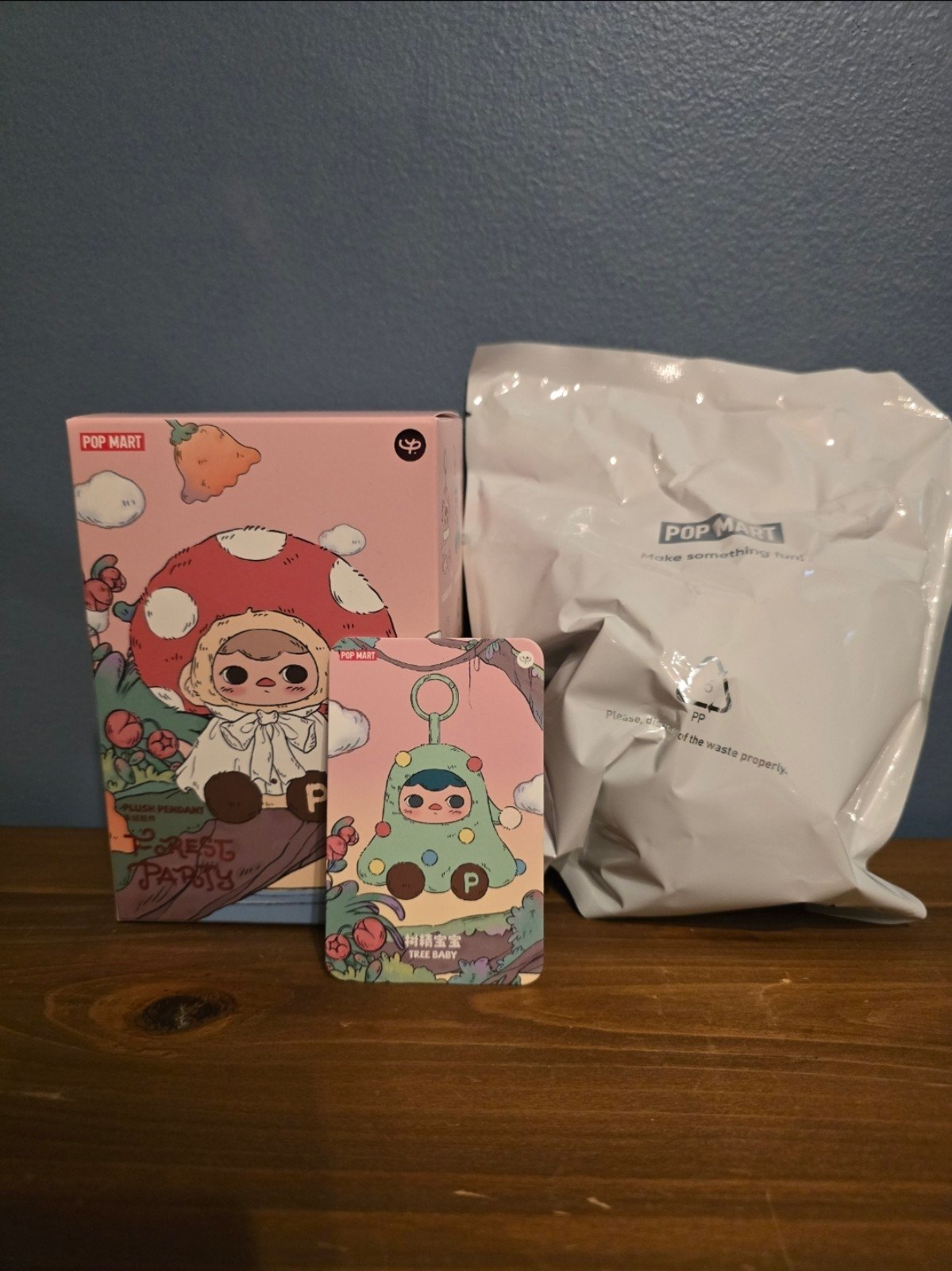 Tree Baby Vinyl Plush Pendant - PUCKY Forest Party Series (Pop Mart)