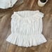 NWT Anthropologie Plus Porridge Sloan Ruffled Top