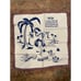 Vintage silk Hawaii wife pillow case