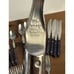 Mardi Gras Flatware Navy Blue Handles 19 Piece WF Washington Forge Korea READ