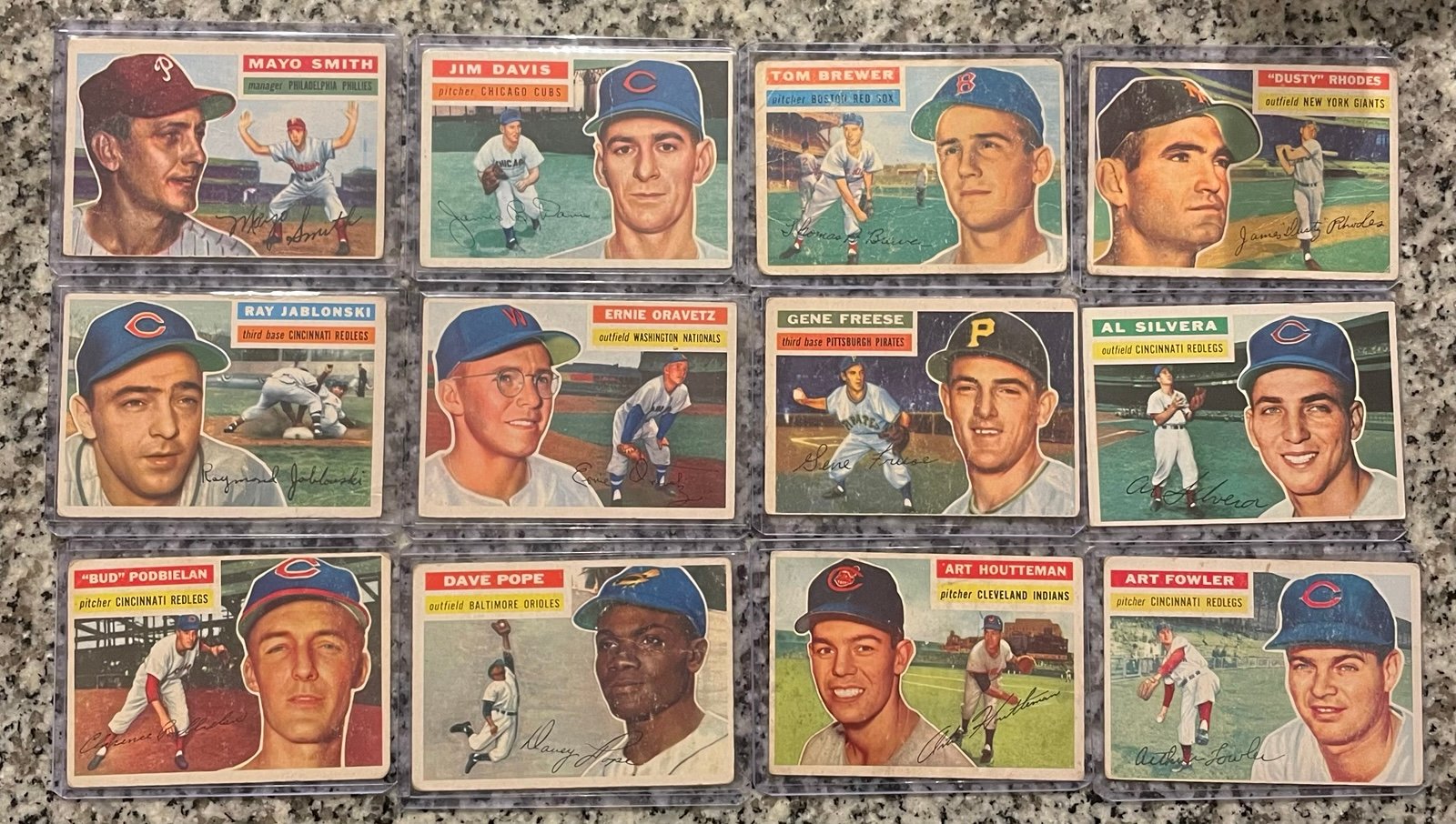 1956 Topps Baseball Lot