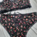 Torrid lingerie set cherry print