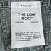 Frame jeans The Low Boot, NWT SIZE 28