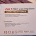 2 IN 1 HAIR CURLING IRON-HAIR STRAIGHTENER