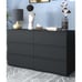 6 Drawer Dresser for Bedroom, Hallway - Black