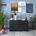 6 Drawer Dresser for Bedroom, Hallway - Black