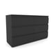 6 Drawer Dresser for Bedroom, Hallway - Black