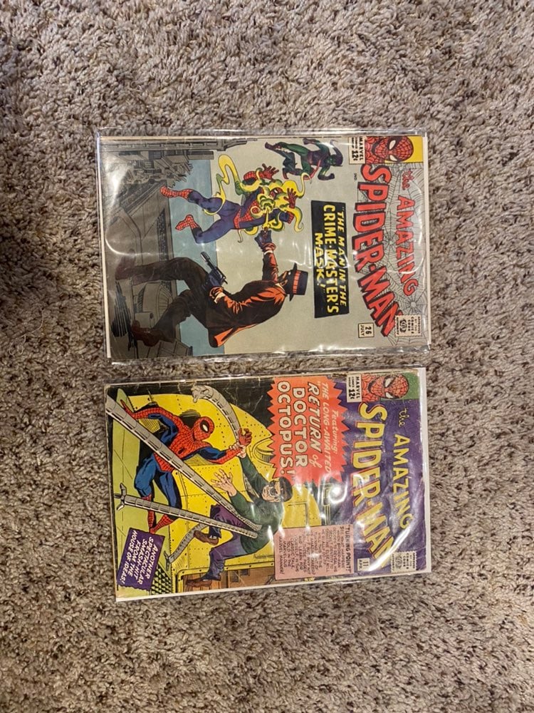 Old Spider-man Key issues comic lot