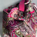 Vera Bradley weekender bag medium h 12 1/2” x w 18” x d 8 1/2” Pink paisley