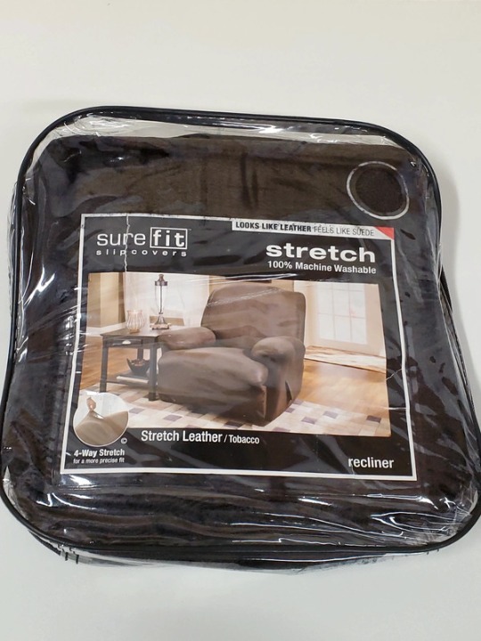 SureFit streatch leather recliner cover