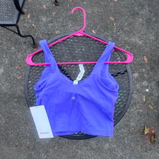 NWT Lululemon Charged Indigo Align Tank Size 4