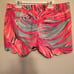 Lilly Pulitzer Pink Multicolored Scalloped Hem Buttercup Shorts 0