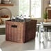 Vintage French Basket Cube - Threshold with Studio McGee