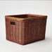 Vintage French Basket Cube - Threshold with Studio McGee