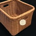 Vintage French Basket Cube - Threshold with Studio McGee