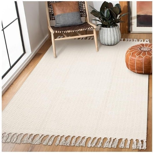 #1609 NEW Lahome Boho Rugs for Entryways, 3x5 Kitchen Rug