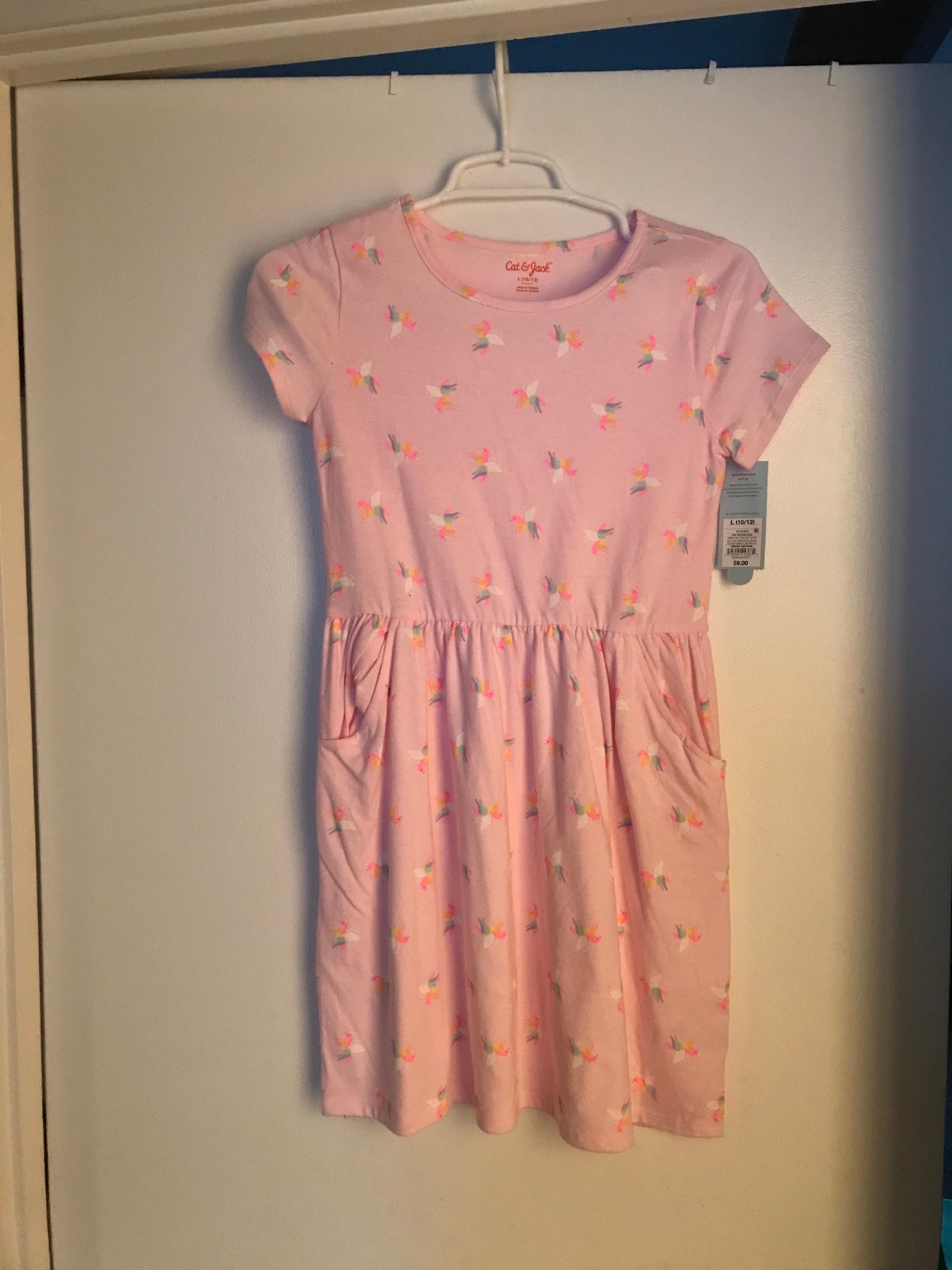 Girl’s Cat&Jack Pink Unicorn dress