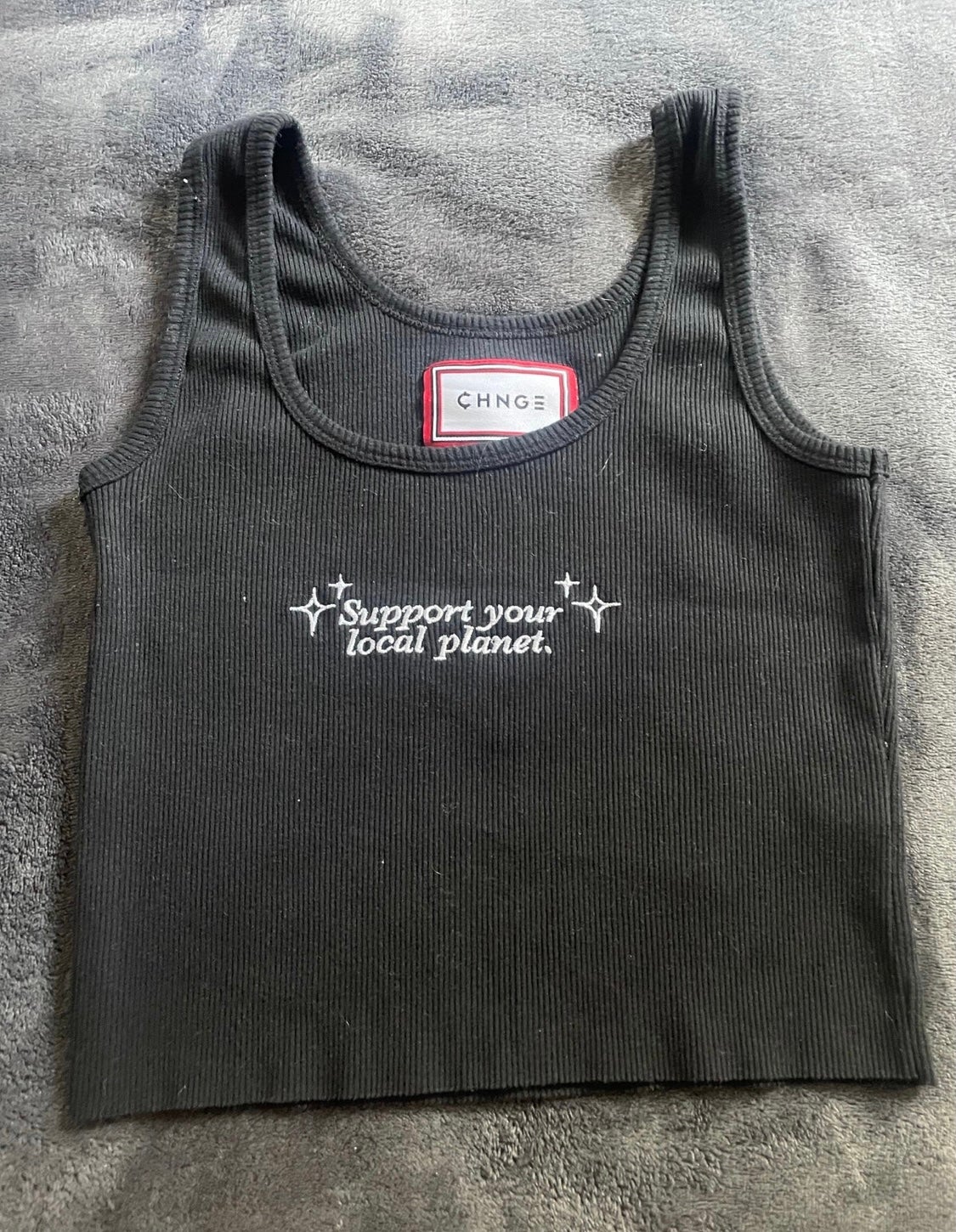 ISO CHNGE Black Tank Top