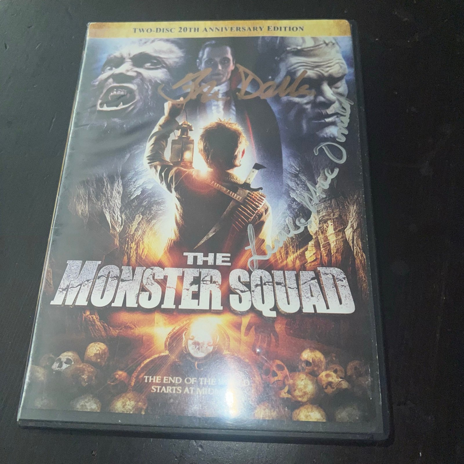 THE MONSTER SQUAD 20TH ANNIVERSARY DVD SIGNED 2X FRED DEKKER LEONARD
