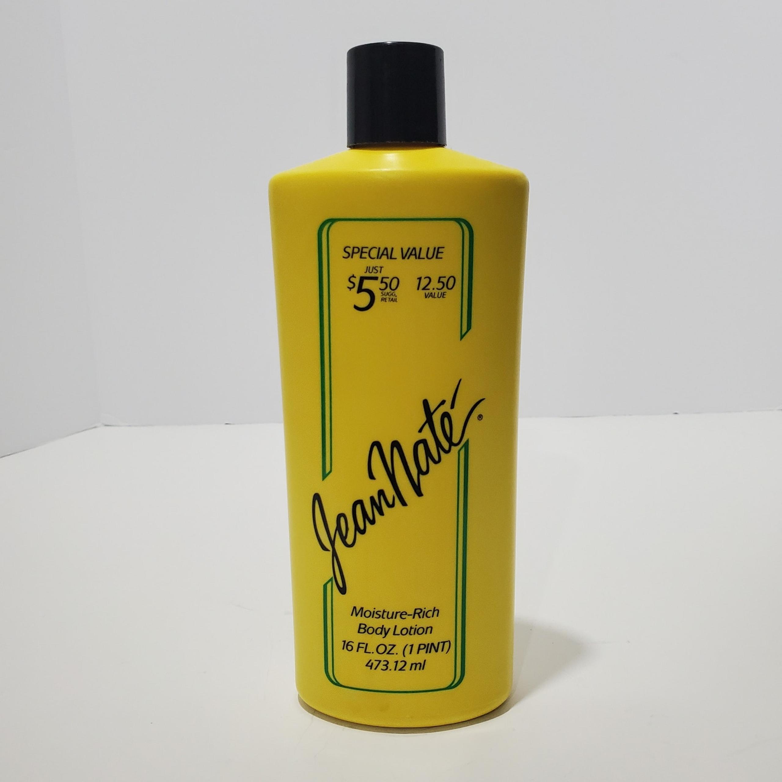 Vtg Jean Nate Moisture Rich Body Lotion 16 fl. oz. Advertising Prop