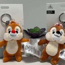 Disney Parks Chip & Dale Plush Keychain
