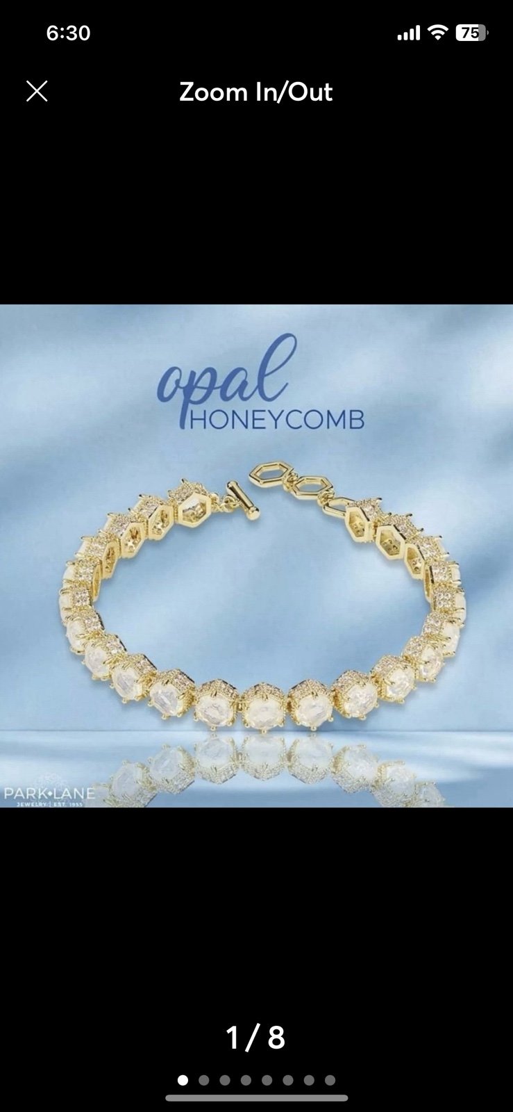 *FREE SHIPPING* New HTF Park Lane Opal Honeycomb Bracelet - NWT HTF