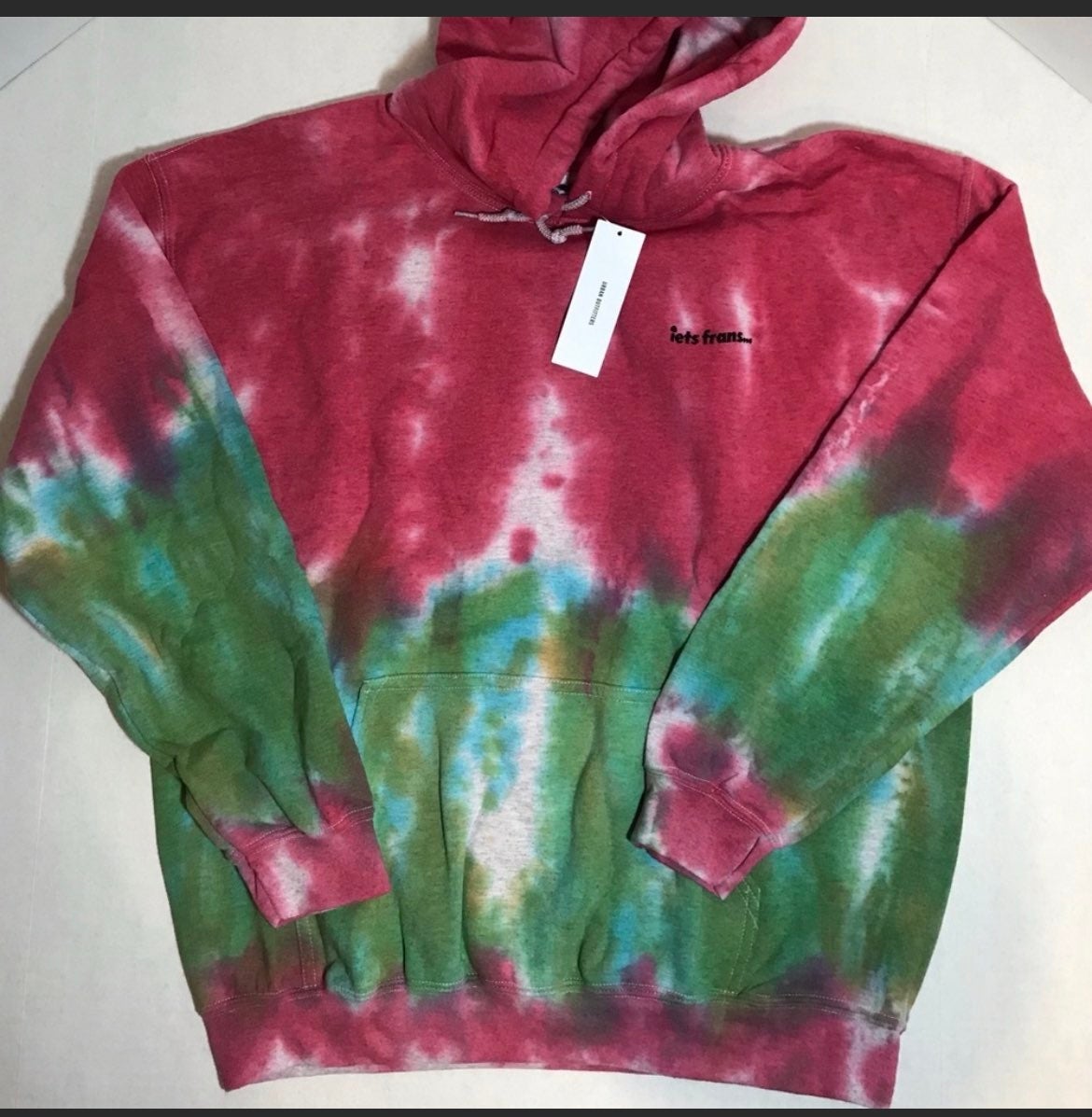 BNWT Exclusive UO iets frans tie dye hoodie Womens M GREAT GIFT! FIRM