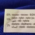 NWOT. Zara Blue Viscose Blend High Collar Sweater with 3/4 sleeves. Size M.