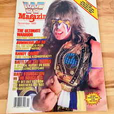 WWF Magazine November 1988 The Ultimate Warrior Cover Randy Savage WWE Mint