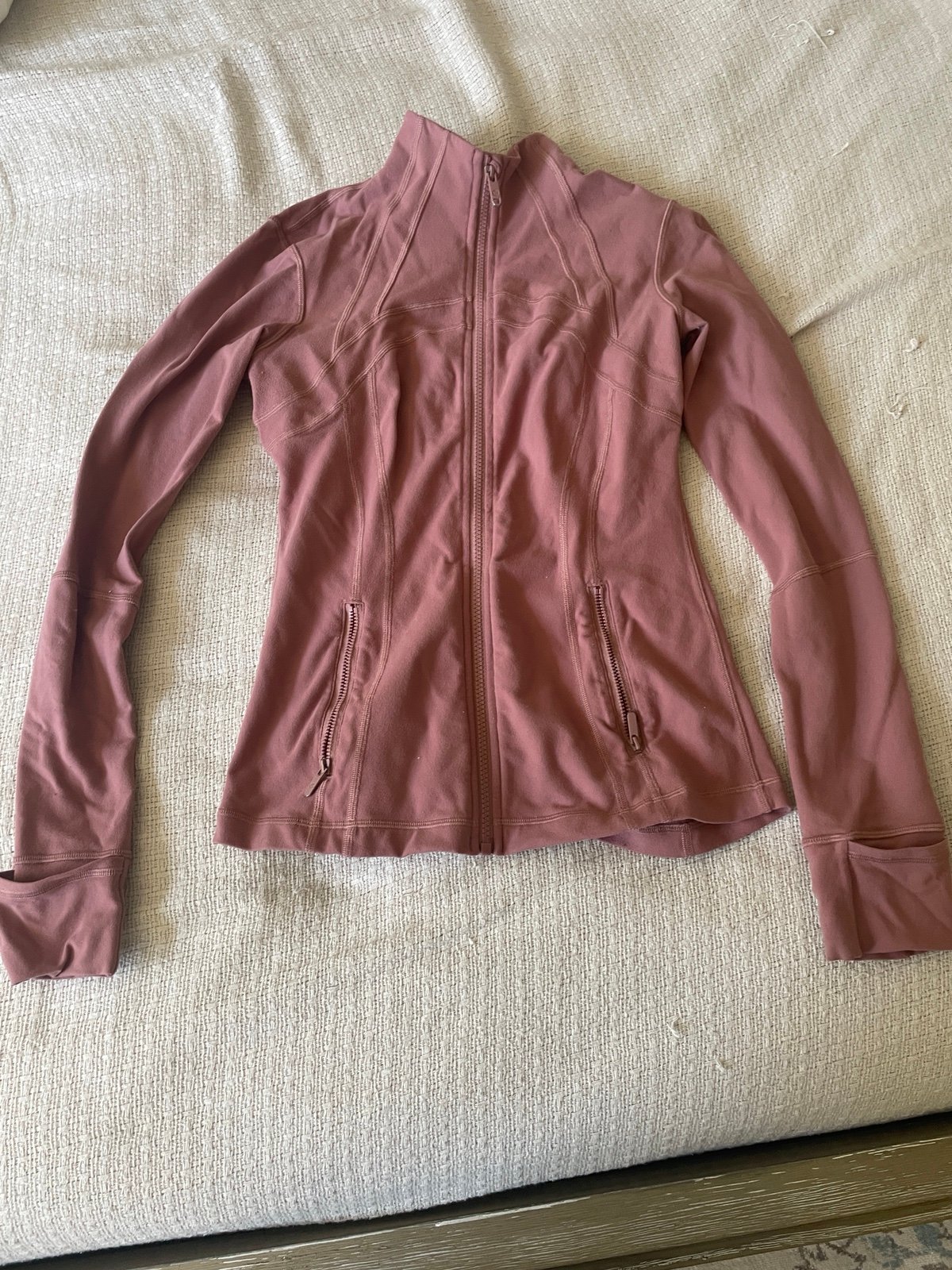 Lululemon Define Jacket size 6 salmon pink