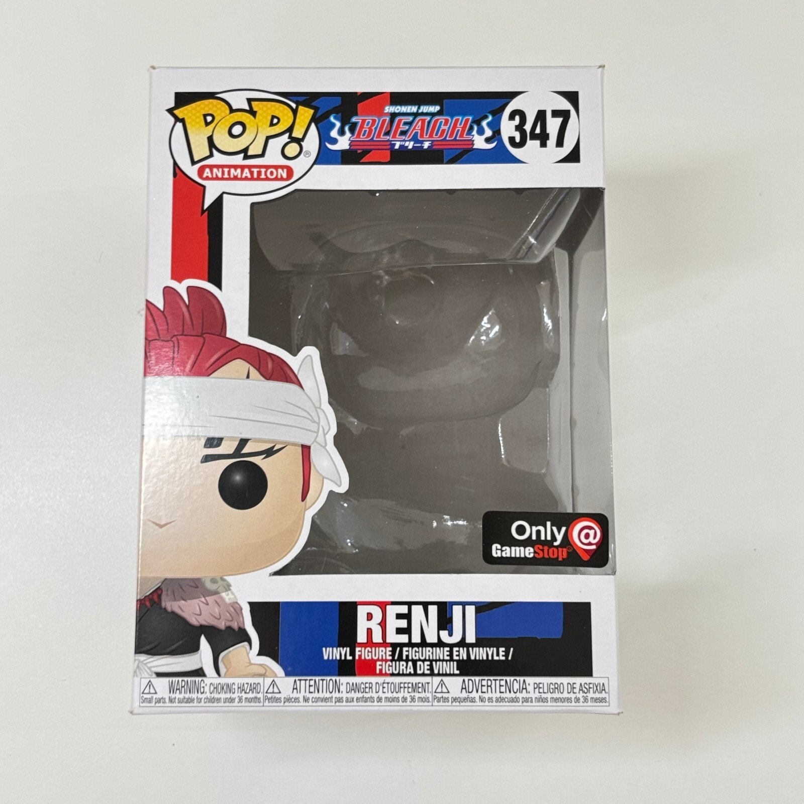 Funko Pop! Bleach - Renji #347 GameStop Exclusive REPLACEMENT BOX ONLY NO FIGURE