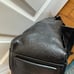 Tumi — black leather briefcase/shoulder bag — fits 15” laptop