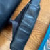 Tumi — black leather briefcase/shoulder bag — fits 15” laptop
