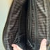 Tumi — black leather briefcase/shoulder bag — fits 15” laptop